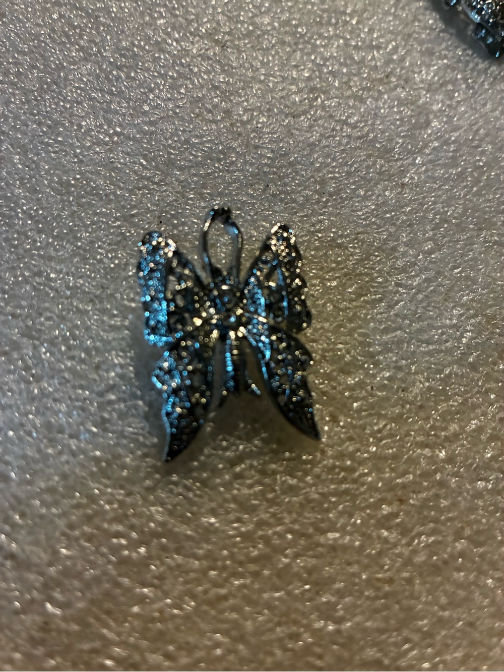 Butterfly brooch Silver Tone